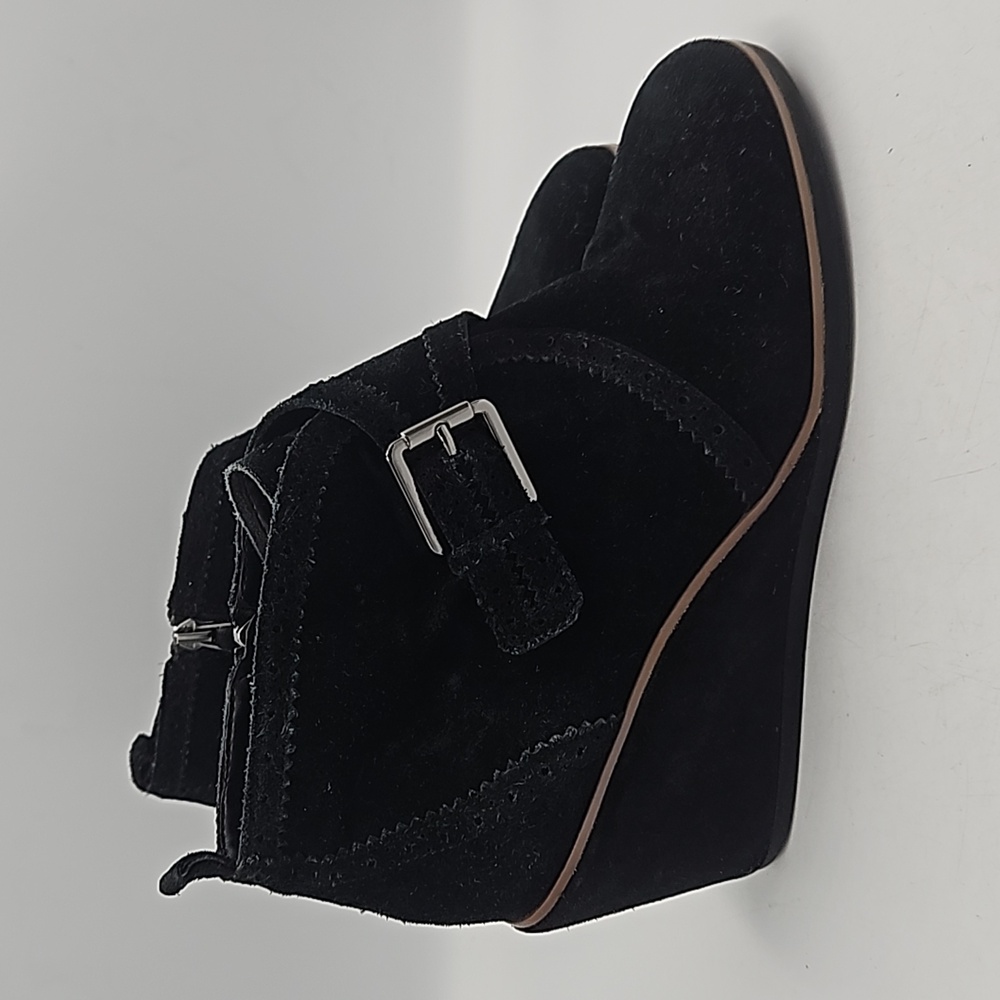Franco Sarto Larielle Suede Wedge Booties